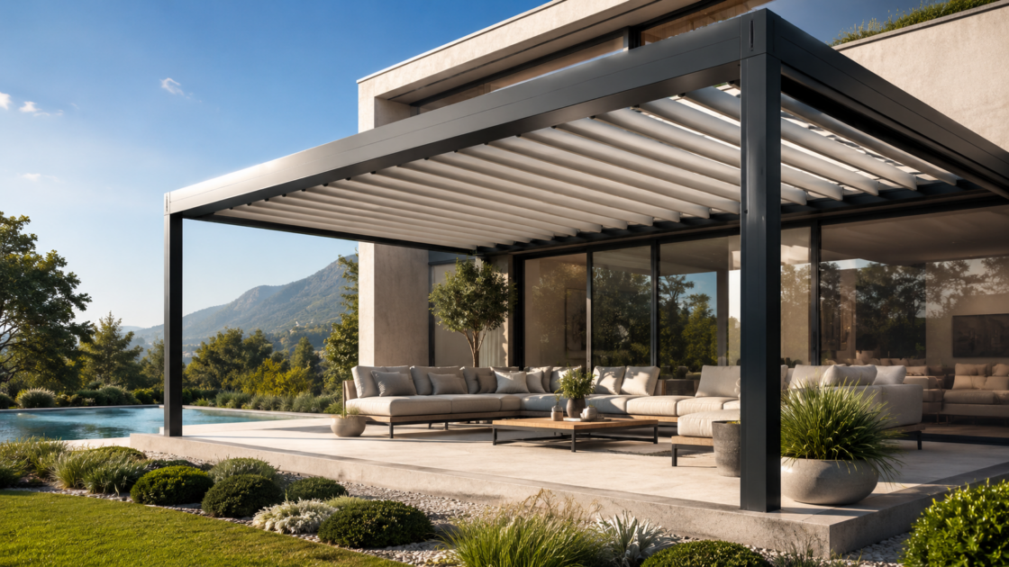 Modern Villa Bioklimatik Pergola