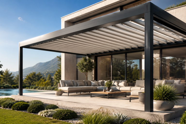 Modern Villa Bioklimatik Pergola